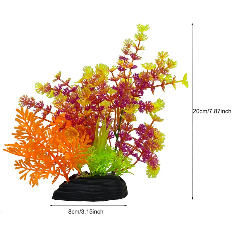 Artificial aquarium decoration plastic plants aquatic plants