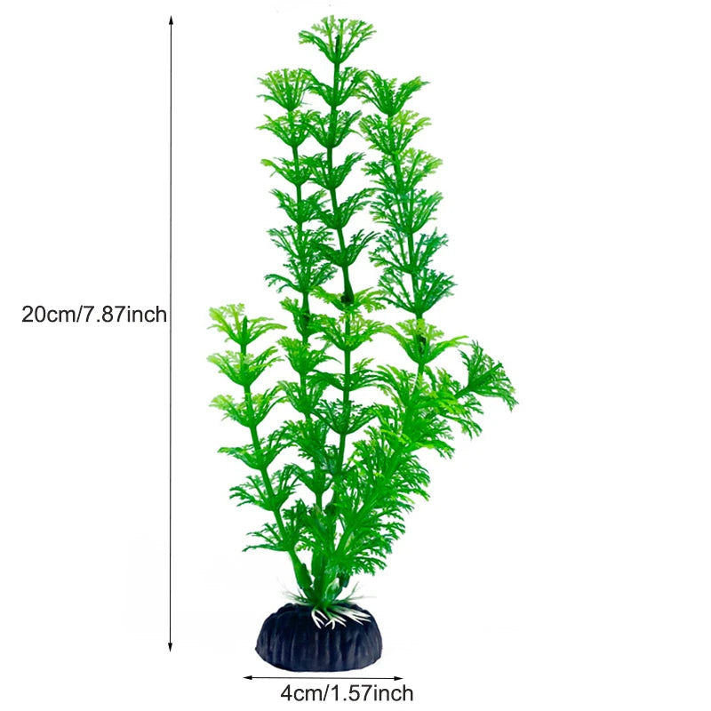 Artificial aquarium decoration plastic plants aquatic plants