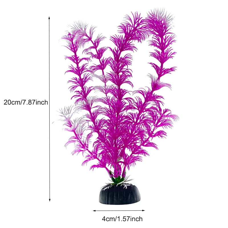 Artificial aquarium decoration plastic plants aquatic plants