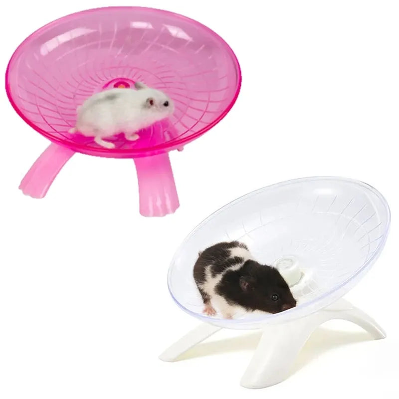 Hamster Running Wheel, Mute Flying Saucer, Steel Axle