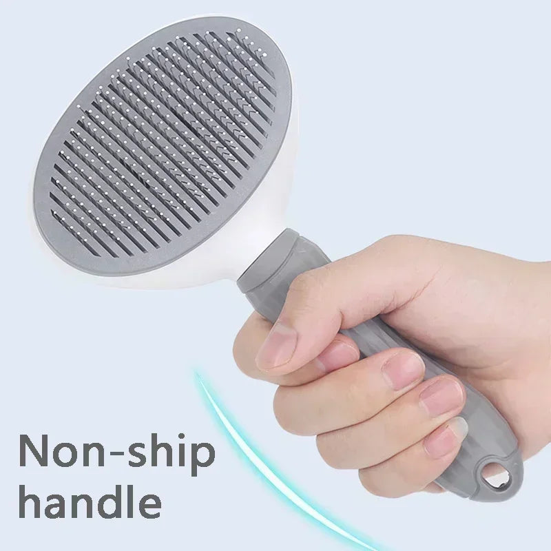 Pet Hair Remover Brush for Dogs and Cats, Non-Slip Beauty Brush