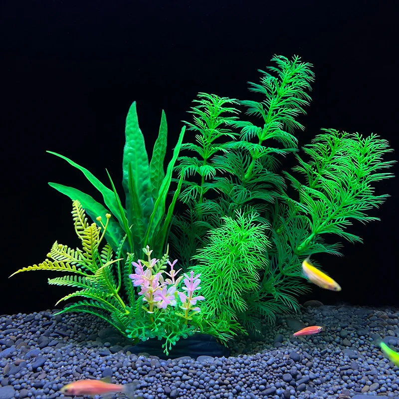 Artificial aquarium decoration plastic plants aquatic plants