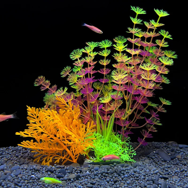 Artificial aquarium decoration plastic plants aquatic plants