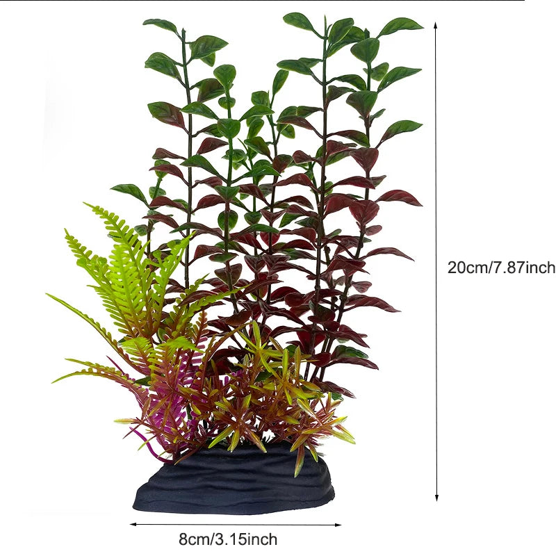 Artificial aquarium decoration plastic plants aquatic plants