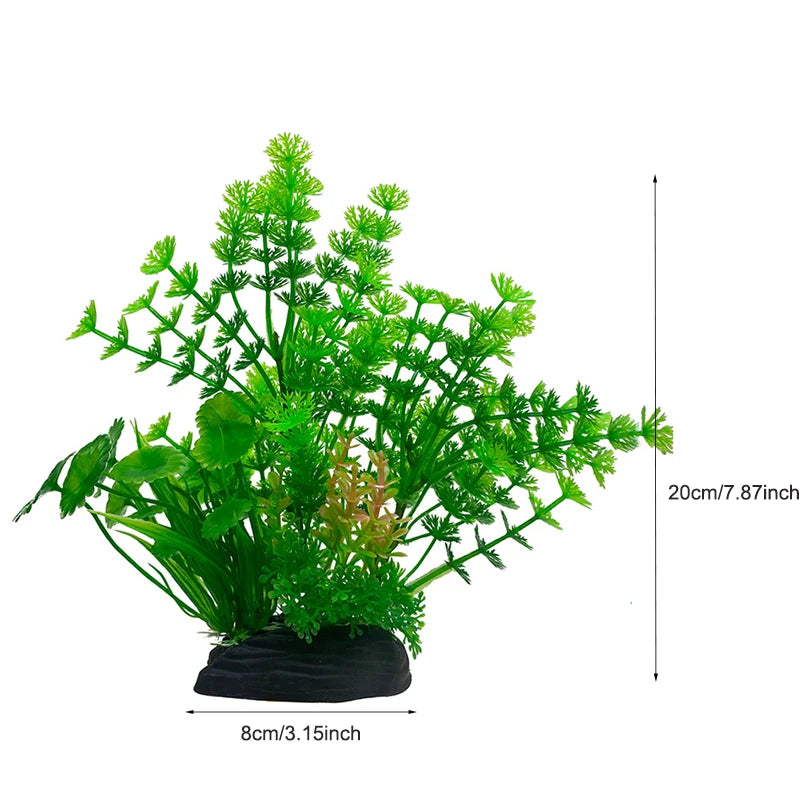 Artificial aquarium decoration plastic plants aquatic plants