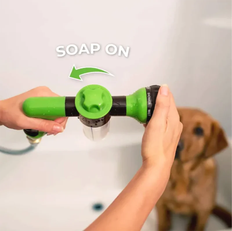 Innovative High-Pressure Pet Nozzle with 3 Adjustable Modes - The Bath Time Revolution