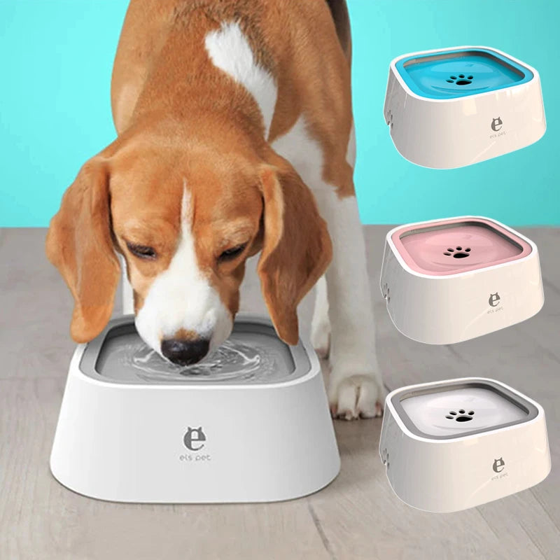 Spill-Proof Floating Water Bowl for Dogs and Cats