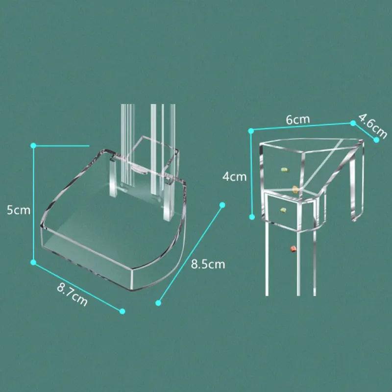 Acrylic Feeding Tube for Protection, Anti-stuck Design, Transparent Fish Feeder