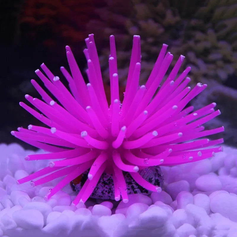 Silicone Aquarium Fish Tank Artificial Coral Plant Underwater Ornament Decor