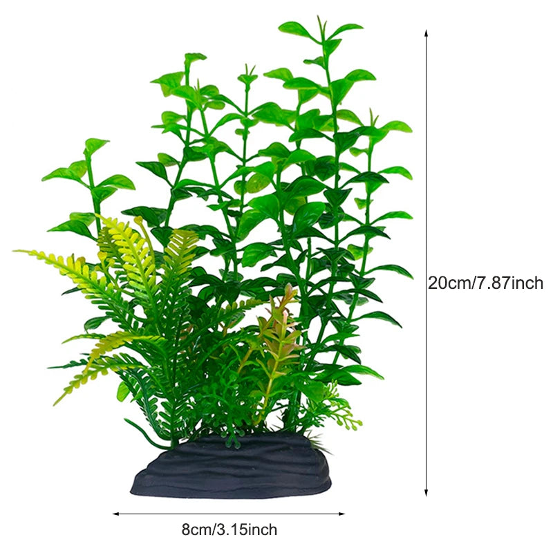 Artificial aquarium decoration plastic plants aquatic plants