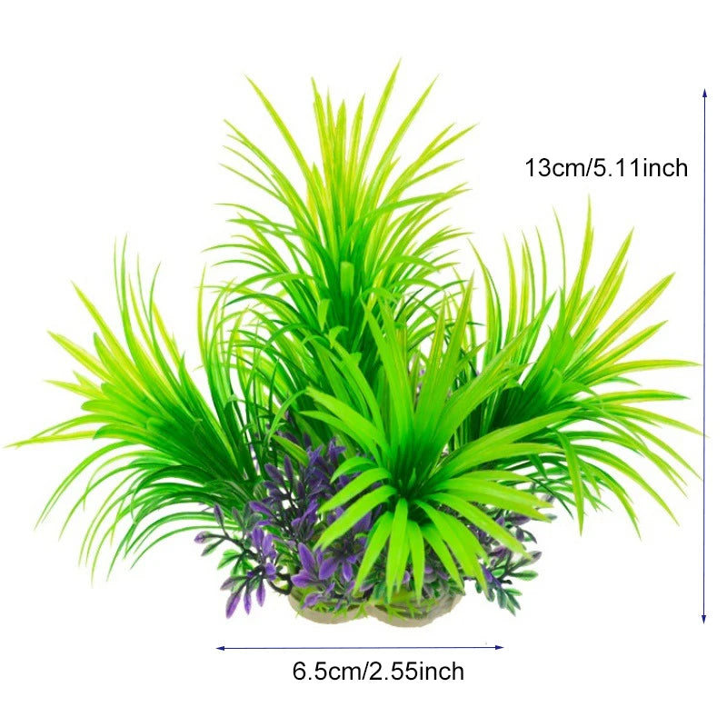 Artificial aquarium decoration plastic plants aquatic plants