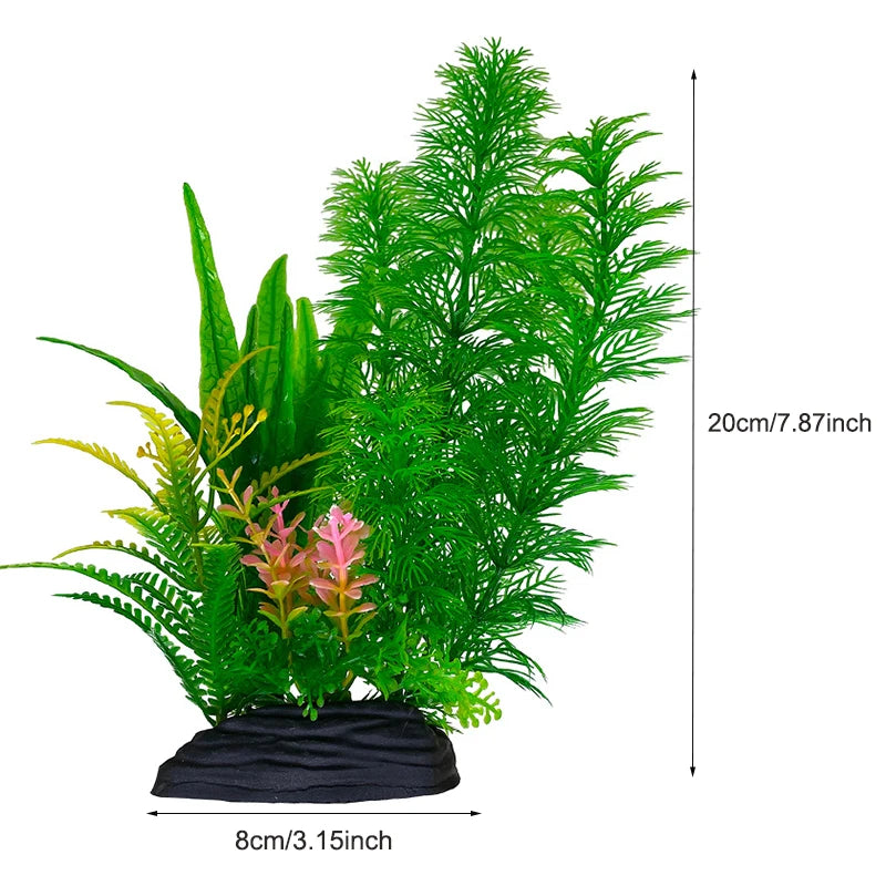 Artificial aquarium decoration plastic plants aquatic plants