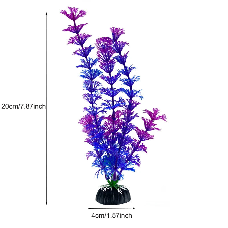 Artificial aquarium decoration plastic plants aquatic plants