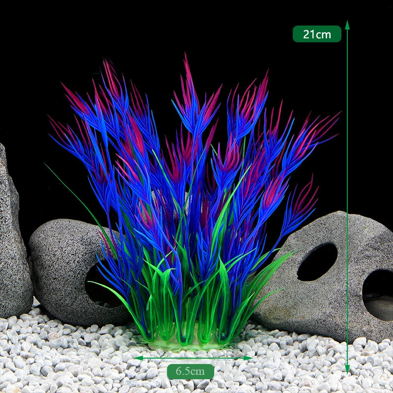 Artificial aquarium decoration plastic plants aquatic plants